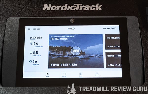 NordicTrack Freestride Trainer FS7i Onboard Workouts