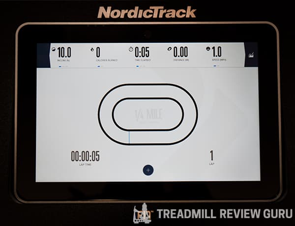 NordicTrack X11i Treadmill Onboard Workouts