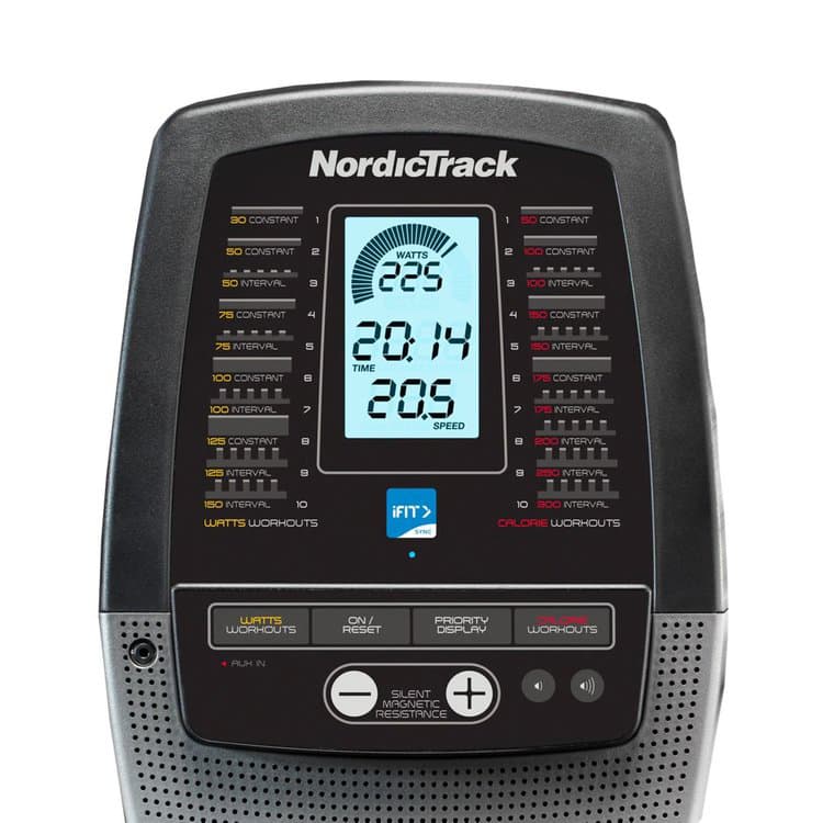 Nordictrack RW900 Rower Screen