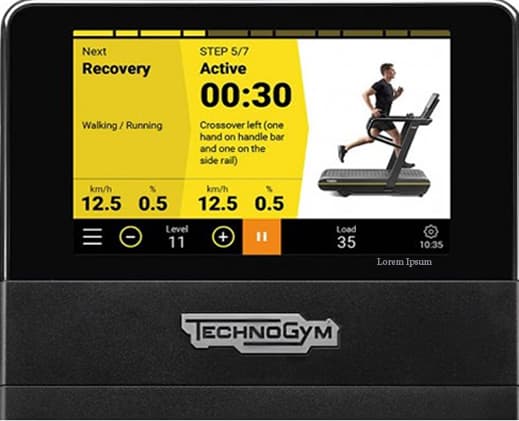 TechnoGym SkillRun TX 500 Preprogrammed workouts