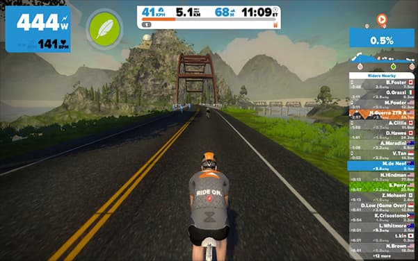 Zwift app