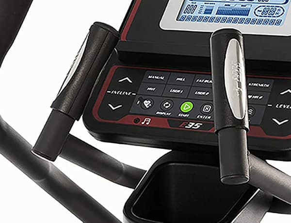 Sole E35 elliptical stationary handlebars