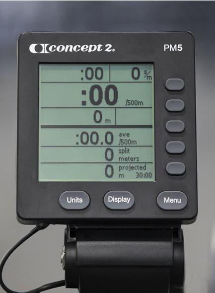 Concept2 Model E Console Data Display