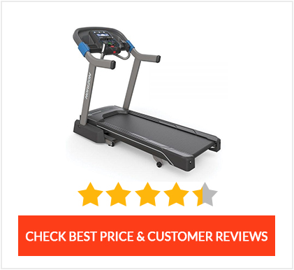 horizon 7.4 at treadmill