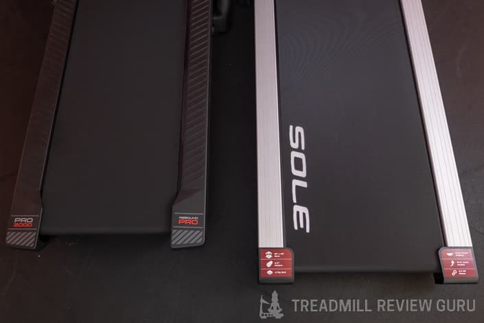 Sole F80 vs Proform Pro 2000 Treadmill Review 2023 Running Decks 