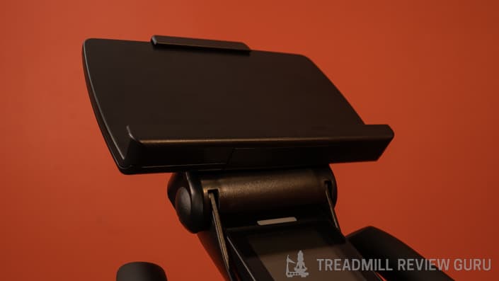 Life Fitness Ride CX Bike Review Phone and Tablet Holder