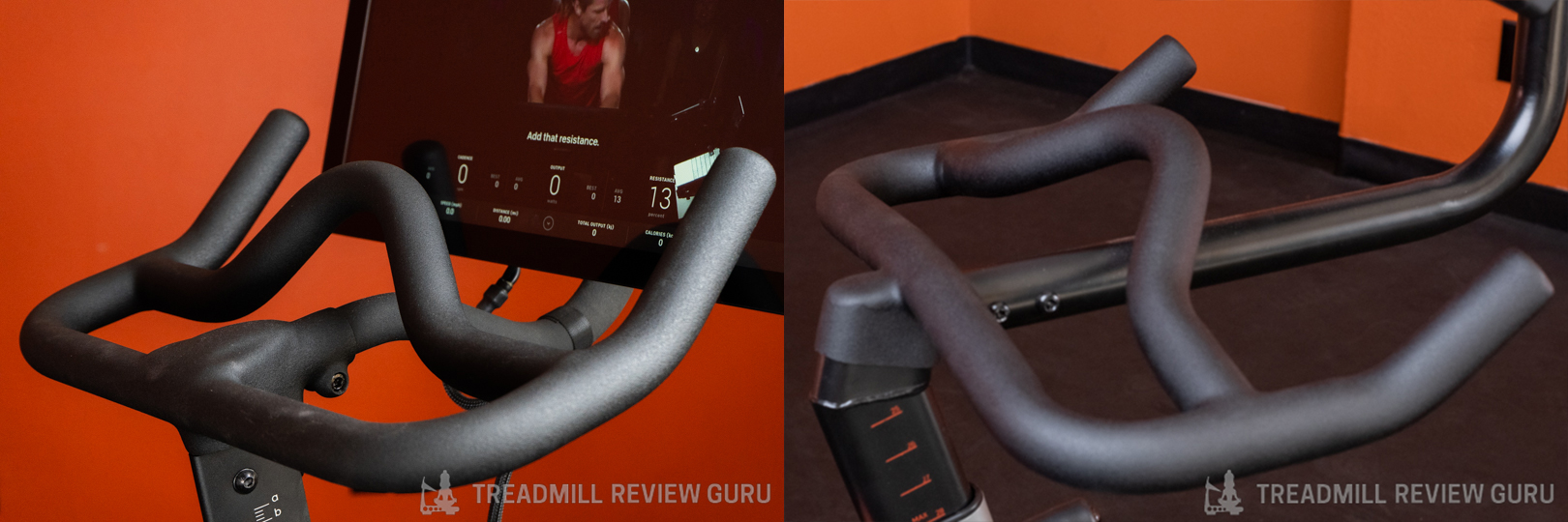 Peloton+ vs Proform Pro 22 Exercise Bike Review Handlebars