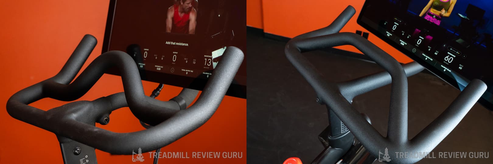 Peloton Bike+ Versus Original Peloton Bike Handlebars Comparison