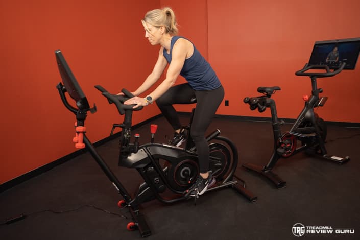 Peloton app on cheap bowflex velocore