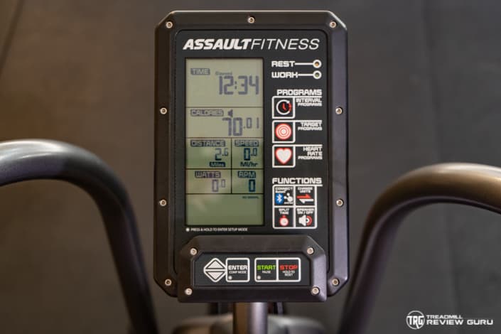 Assault Fitness AssaultBike Elite LCD Screen