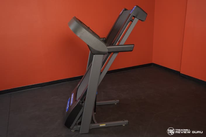 Horizon T101 Treadmill Folded