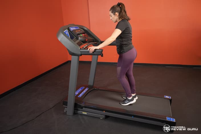 Horizon T101 Treadmill User Walking