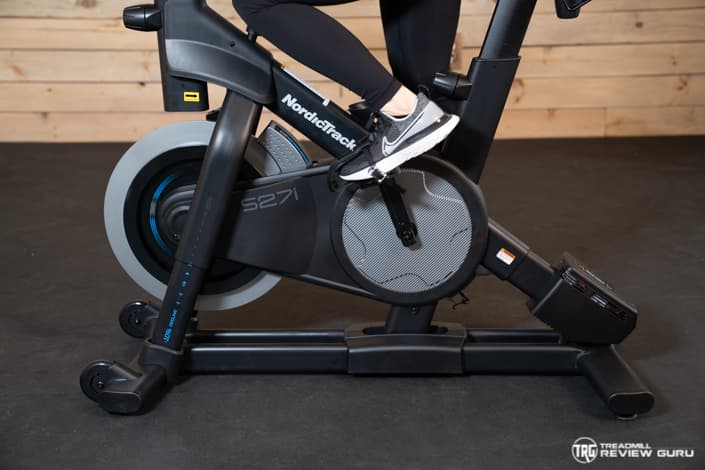 NordicTrack S27i Exercise Bike Pedaling