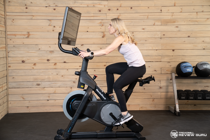 NordicTrack S27i Exercise Bike Review Riding Inclined