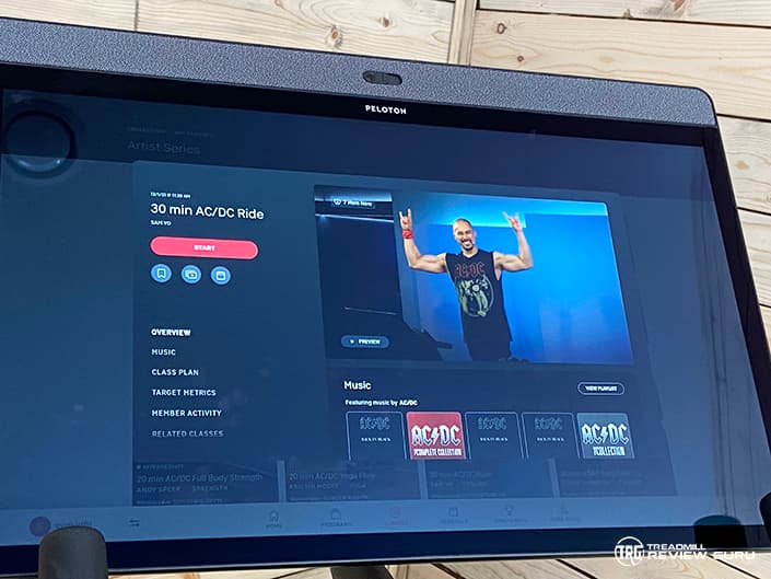 Peloton App Class Preview