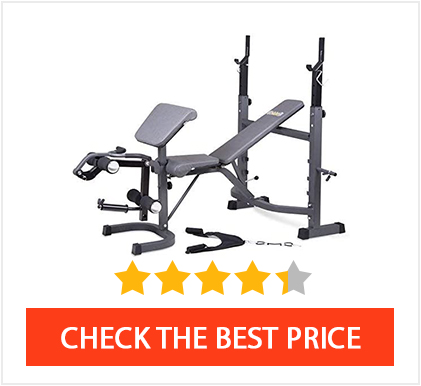 Best Weight Bench and Rack: Body Champ Olympic Weight Bench with Rack