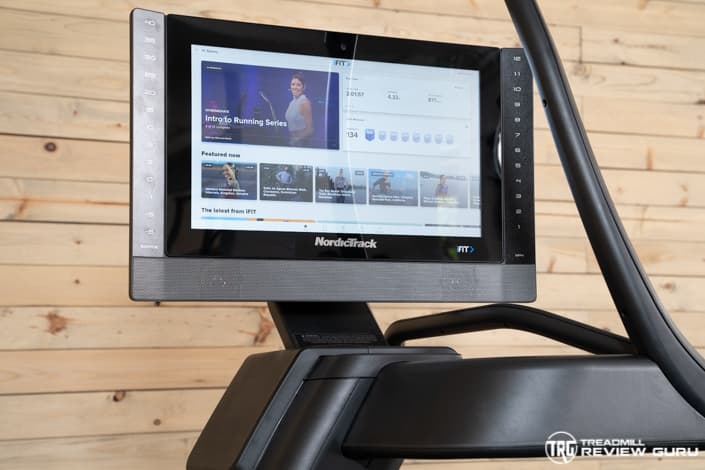 NordicTrack Elite Screen Pivoted 