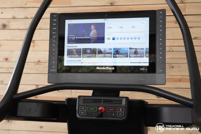 NordicTrack Elite iFit Home Screen