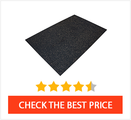 Rubber Flooring 4’ x 6’ Premium Mats