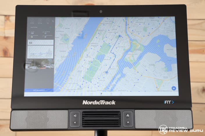 NordicTrack S22i Google Map Feature