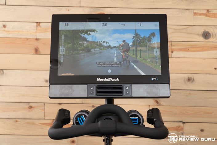 NordicTrack S22i Handles and Screen