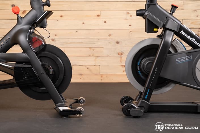 NordicTrack S22i vs Peloton Bike+ Flywheel