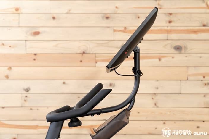 Echelon EX-5s Exercise Bike Screen Tilted