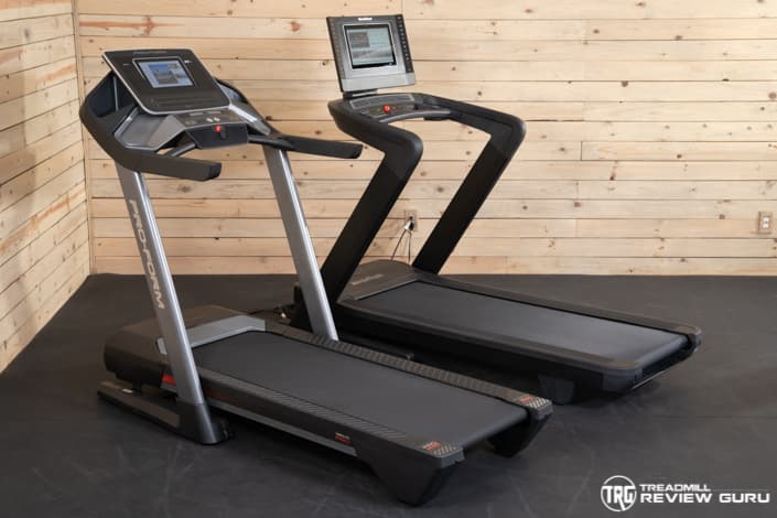 NordicTrack 1750 Vs ProForm Pro 2000 Treadmill Construction