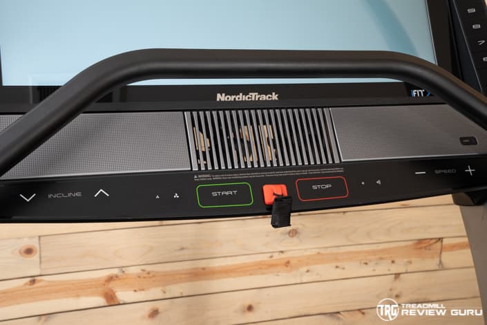 NordicTrack Commercial X32i Fan_Control Buttons