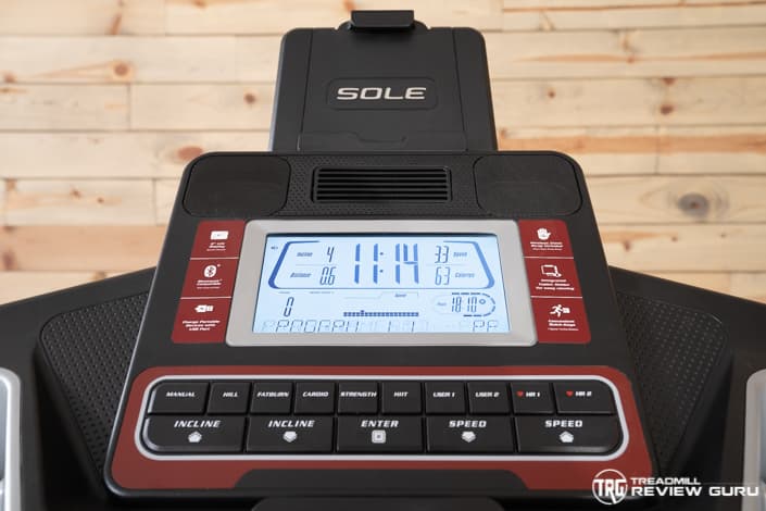 Sole F80 Treadmill Console Buttons