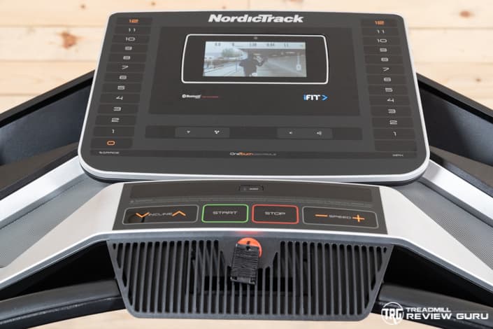 NordicTrack EXP 7i Treadmill Adjustment Buttons
