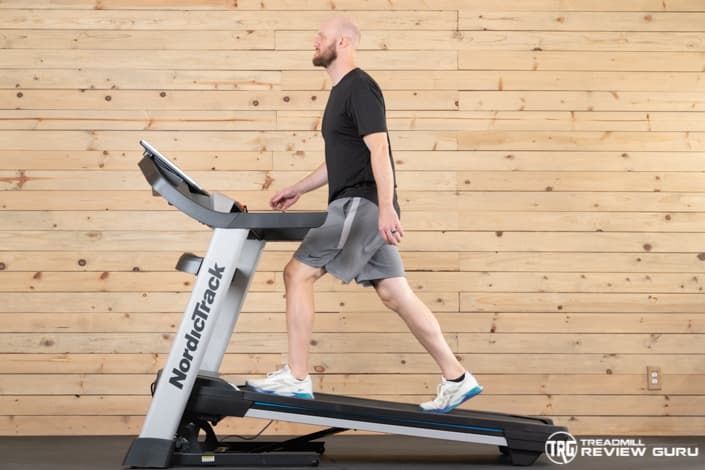 NordicTrack EXP 7i Treadmill Matthew Inclined