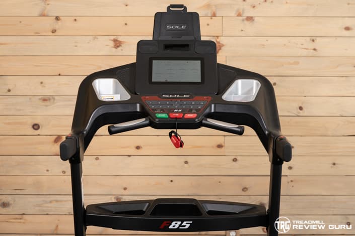 Sole F85 Treadmill Console With Storage