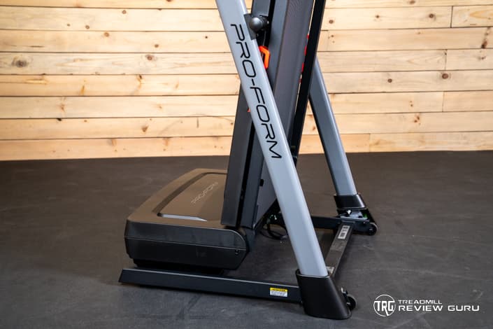 ProForm Carbon T10 Treadmill - Folded Close Up