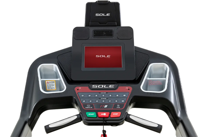 Sole TT8 Treadmill Console Layout