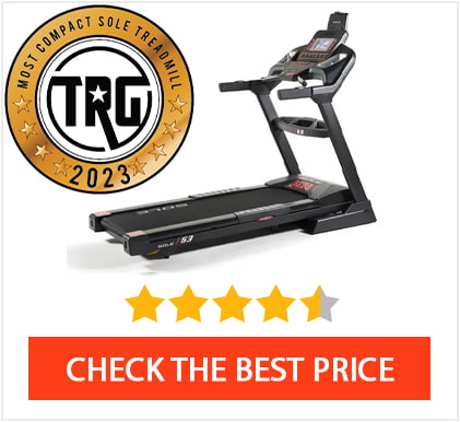 Most Compact Sole Treadmill - Sole F63 Treadmill