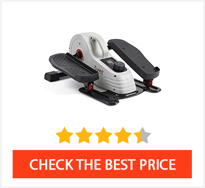 Best Under Desk Elliptical For Seniors: Sunny Health & Fitness Magnetic Under Desk Elliptical Peddler Exerciser