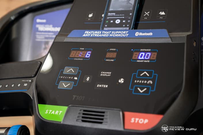 Horizon T101 Treadmill Quick Touch Buttons