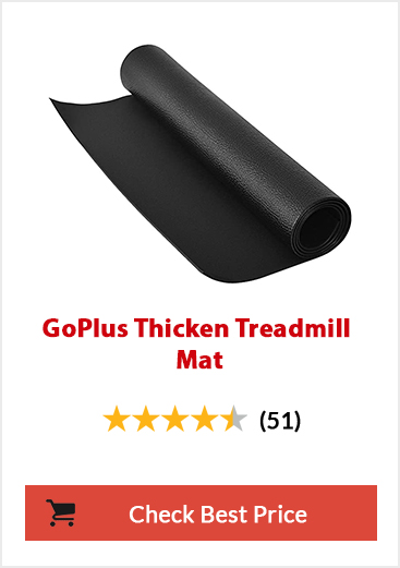 Best Treadmill Mat For Hardwood Floors: GoPlus Thicken Treadmill Mat