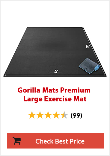 Best High-End Treadmill Mat: Gorilla Mats Premium Large Exercise Mat