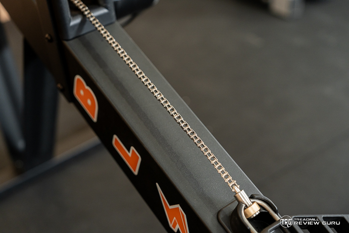 Bells of Steel Blitz Air Rower Chain Drive System