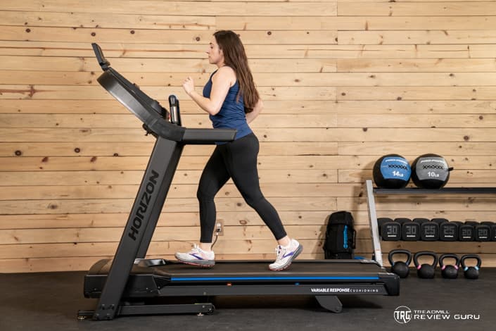 Horizon 7.0 AT Treadmill Running