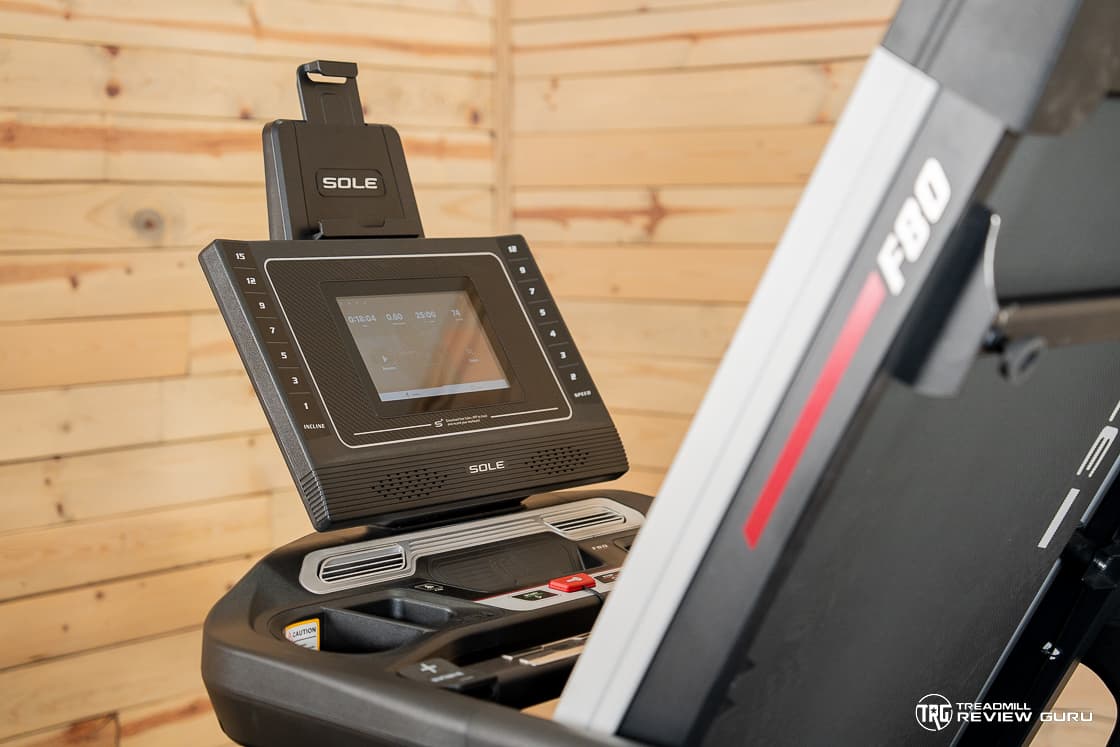 Sole F80 Treadmill Console Folded 