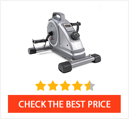 Best Magnetic Under-Desk Bike: Sunny Health & Fitness Mini Exercise Magnetic Pedal Cycle Bike