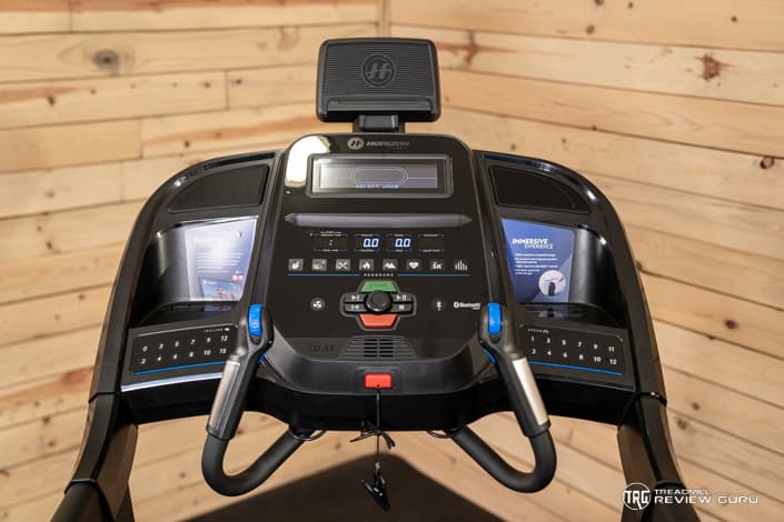 Horizon 7.0 AT Treadmill Console Front 