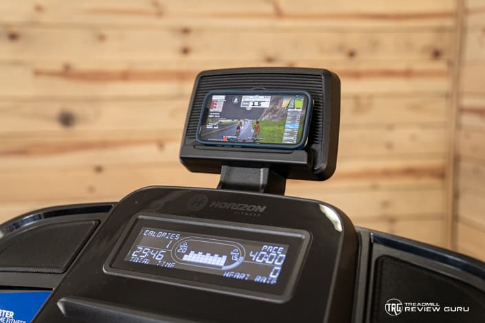 Horizon 7.0 AT Treadmill Device Holder Zwift 