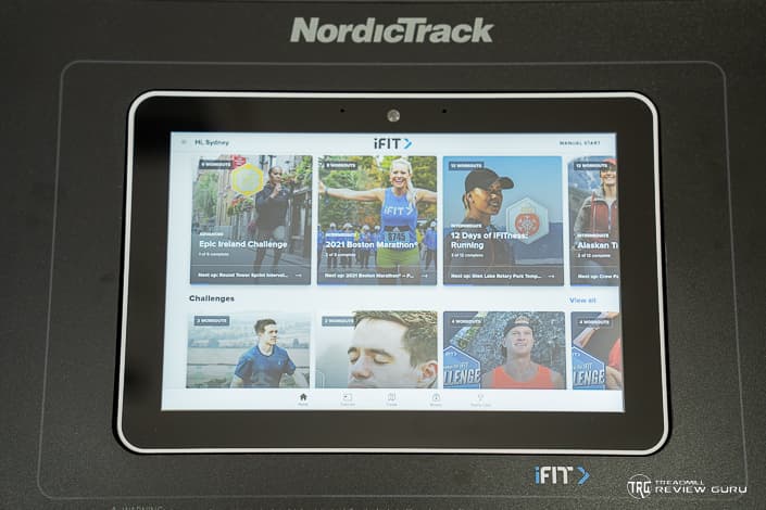 NordicTrack EXP 10i Treadmill iFit Library