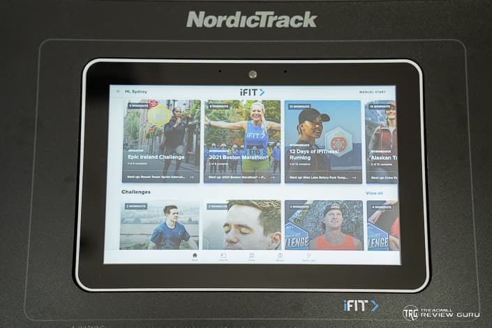 NordicTrack EXP 10i Treadmill  iFit Library