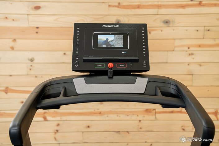 NordicTrack EXP 7i Treadmill  console