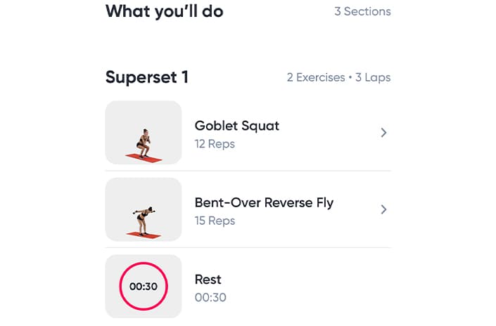 Sweat App Workout Preview